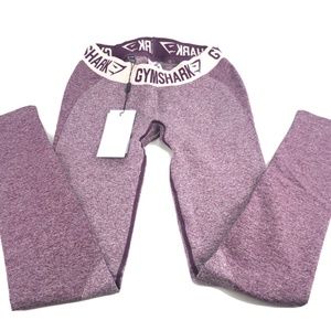 PURPLE FLEX GYM SHARK LEGGINGS